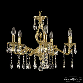 Подвесная хрустальная люстра Bohemia Ivele Crystal Verona 72402/5/175 A G FA5S