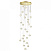 Подвесная светодиодная люстра Odeon Light CRYSTAL 5008/120L