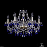 Хрустальная подвесная люстра Bohemia IVELE Crystal 1410/6/195 G V3001