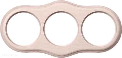 Рамка на 3 поста (беленый дуб) Werkel WL20-frame-03
