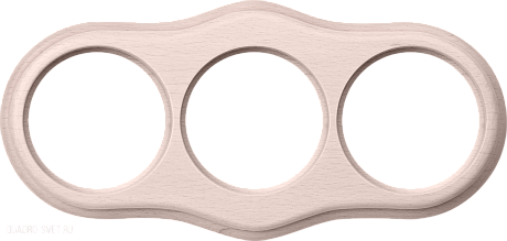 Рамка на 3 поста (беленый дуб) Werkel WL20-frame-03