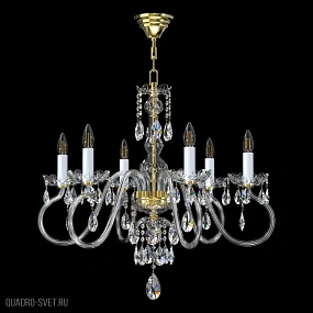 Подвесная хрустальная люстра ArtGlass MIRACLE 06-CH