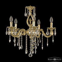 Подвесная хрустальная люстра Bohemia Ivele Crystal Florence 71401/5/175 B G FA10S