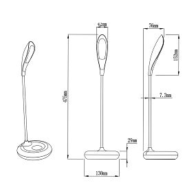 Светодиодная настольная лампа Zumaline DESK LAMP LED H1848