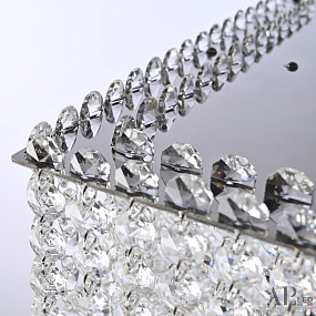 Хрустальный светодиодный торшер APL LED Sicilia SH500.T6.30-150.C.Ni.4000