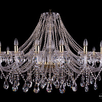 Хрустальная подвесная люстра Bohemia IVELE Crystal 1413/20/530-80/G