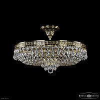 Хрустальная потолочная люстра Bohemia IVELE Crystal 19271/45IV GB