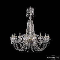 Хрустальная подвесная люстра Bohemia IVELE Crystal 1402/20/530/XL-164/G