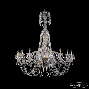 Хрустальная подвесная люстра Bohemia IVELE Crystal 1402/20/530/XL-164/G
