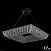 Хрустальная подвесная светодиодная люстра APL LED Sicilia SH503.0.60.R.Ni.4000.Clear.731