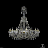 Большая хрустальная люстра Bohemia IVELE Crystal 1403/20/460/XL-143 G