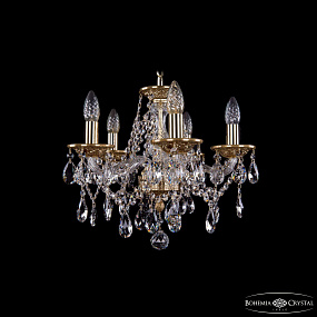 Хрустальная подвесная люстра Bohemia IVELE Crystal 1613/5/141/G