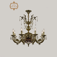 Хрустальная подвесная люстра Bohemia Art Classic 31.22.8.KR175SP.250IT.GB.Sp.Amber.Blue.1D