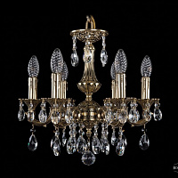 Литая подвесная люстра с хрусталем Bohemia IVELE Crystal 1707/6/125/A/GB