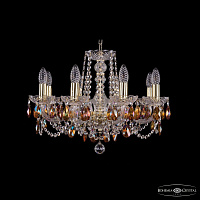 Хрустальная подвесная люстра Bohemia IVELE Crystal 1402/8/195/G/K711