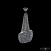 Хрустальная подвесная люстра Bohemia IVELE Crystal 19283/H2/55IV Ni