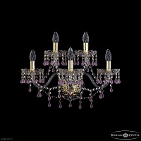 Бра с хрусталем Bohemia IVELE Crystal 1410B/3+2/195/XL G V7010
