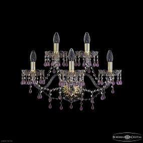 Бра с хрусталем Bohemia IVELE Crystal 1410B/3+2/195/XL G V7010