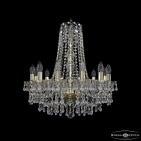 Хрустальная подвесная люстра Bohemia IVELE Crystal 1410/12/195/h-60 G V0300