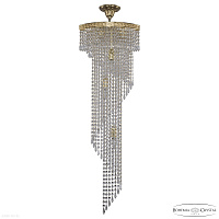 Каскадная хрустальная люстра Bohemia IVELE Crystal 83113/35IV-100 G