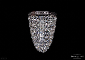 Бра хрустальное Bohemia IVELE Crystal 1925/1S/Ni