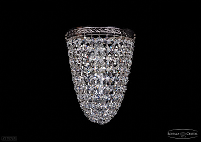 Бра хрустальное Bohemia IVELE Crystal 1925/1S/Ni
