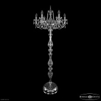 Хрустальный торшер Bohemia IVELE Crystal 1402T1/6/195-160 Ni