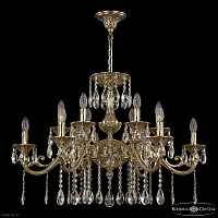 Большая хрустальная люстра Bohemia IVELE Crystal 70123/12/320 A GB U2