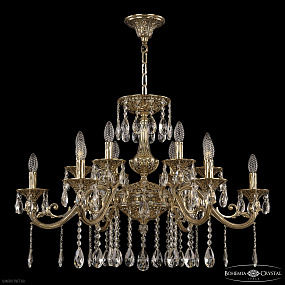 Большая хрустальная люстра Bohemia IVELE Crystal 70123/12/320 A GB U2