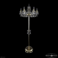 Торшер с хрусталем Bohemia IVELE Crystal 1402T2/6/195-160 G