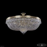 Большая хрустальная люстра Bohemia IVELE Crystal 19271/90IV G
