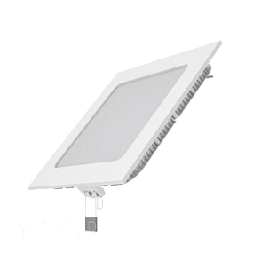 Светодиодный встраиваемый светильник Gauss ультратонкий квадратный IP20 9W 4100K
