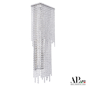 Бра хрустальное светодиодное APL LED Sicilia SH500.B3.25-75.B.Ni.4000