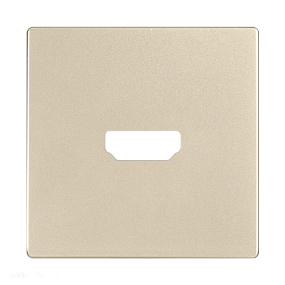 Накладка для розетки HDMI (шампань) Werkel WL11-HDMI-CP