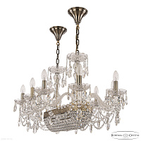 Большая хрустальная люстра Bohemia IVELE Crystal 1453/10/195/600 FP