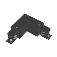 L-образный токоподвод внешний, черный Donolux DL000218LO