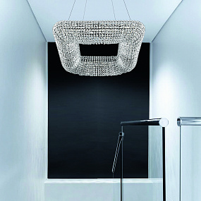 Хрустальная потолочная светодиодная люстра APL LED Rimini S504.0.60.C.3000