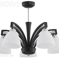 Люстра потолочная ALFA Magnat Venge 21355 Magnat Venge (плафон 8003 - 5 шт.)