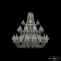 Большая хрустальная люстра Bohemia IVELE Crystal 1410/20+10+5/460/3d G V0300
