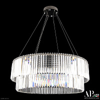 Большая хрустальная светодиодная люстра APL LED Sicilia SH09.93.C.Ni.4000