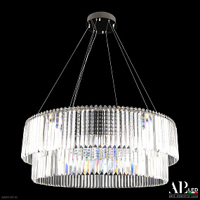 Большая хрустальная светодиодная люстра APL LED Sicilia SH09.93.C.Ni.4000