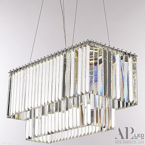 Хрустальная подвесная светодиодная люстра APL LED Sicilia SH11.57.C.Ni.4000