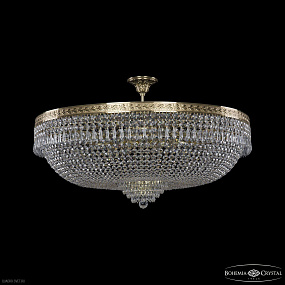 Большая хрустальная люстра Bohemia IVELE Crystal 19271/100IV G