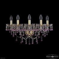 Бра с хрусталем Bohemia IVELE Crystal 1410B/5/195/XL G V7010
