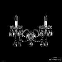 Бра хрустальное Bohemia IVELE Crystal 1413B/2/200/XL Ni
