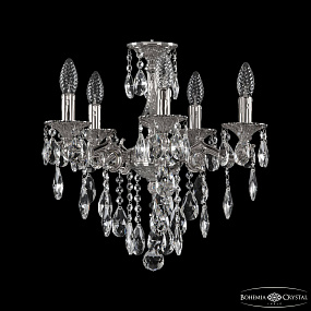 Подвесная хрустальная люстра Bohemia Ivele Crystal Verona 72102/5/125 B Ni