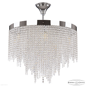 Хрустальная потолочная люстра Bohemia IVELE Crystal 83141/60-50NZ/S Ni