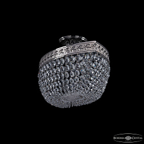 Хрустальная потолочная люстра Bohemia IVELE Crystal 19113/60IV Ni