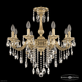 Подвесная хрустальная люстра Bohemia Ivele Crystal 75101/8/210 B FP