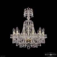 Хрустальная подвесная люстра Bohemia IVELE Crystal 1410/12/195/XL-67 G V0300
